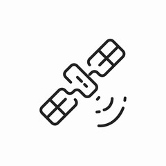 satellite cosmos icon sign vector