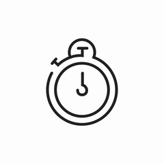stopwatch timer icon sign vector