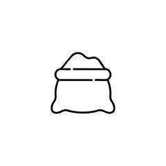 Rice icon logo flat vector design