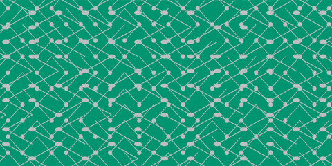 Labyrinth illustration isolated on green