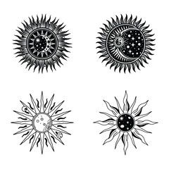 Fototapeta premium Sun svg design