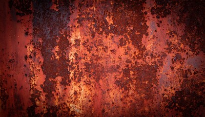 Rusted metal surface texture