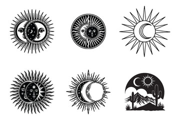 Fototapeta premium Sun svg design