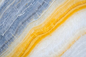 Blue and Gold Veined Marble Texture Background
