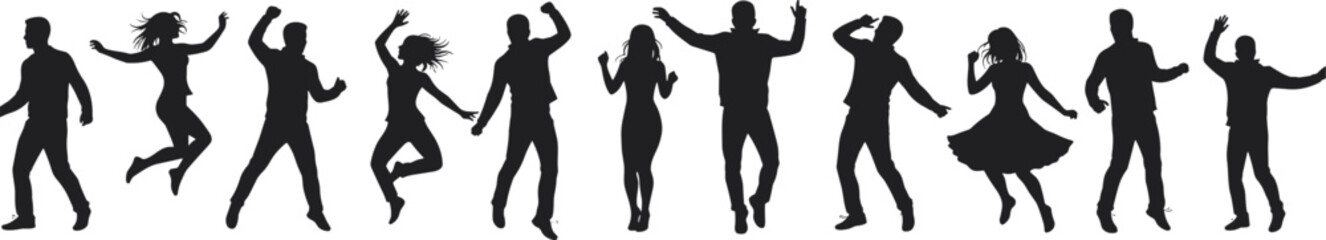 black and white silhouettes of flowers