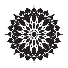 Intricate mandala design with delicate lace patterns and vibrant color accents perfect for decorative applications