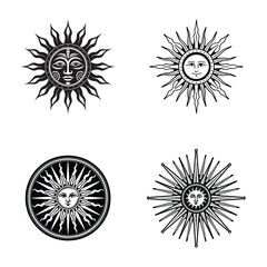 Fototapeta premium Sun svg design