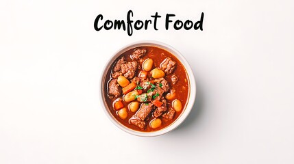 Hearty beef stew with chickpeas and vegetables