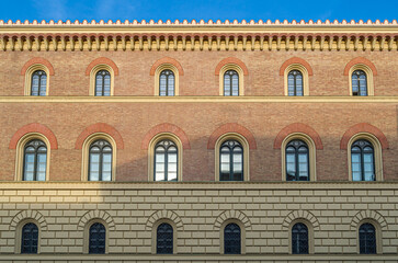 Architecture in the old town of Munich, Germany