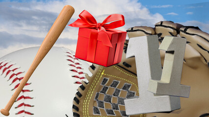 Perfect birthday card for baseball lovers' celebration, age is   11