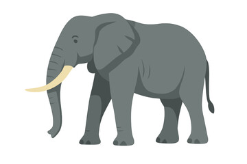 Obraz premium Ceylon elephant vector art illustration from Sri Lanka
