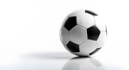 Naklejka premium soccer ball isolated on white