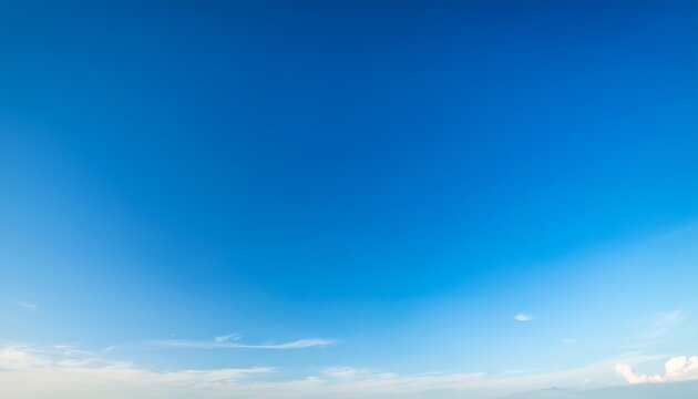 sky is blue and clear with no clouds