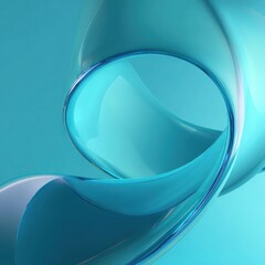 Fototapeta premium Abstract design with flowing, translucent shapes.
