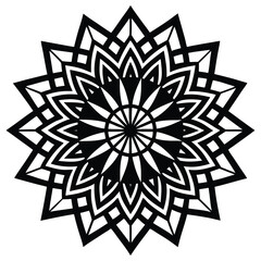 Intricate abstract mandala design for creative projects