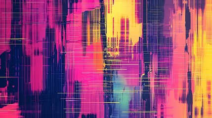 Glitch effect background for design.