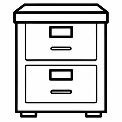 file cabinet vector art