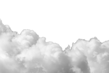 White isolated clouds taking up lower half of the phone. Transparent sky. Space for text.