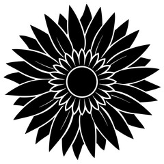 sunflower vector art