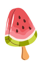Watermelon ice-cream sweet candy stick