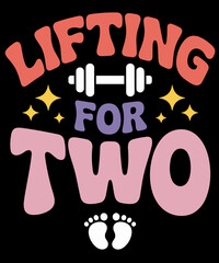 Lifting For Two Funny Pregnancy Gym Workout Expecting Mom