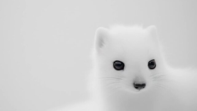 Arctic Ermine: A Portrait of Purity