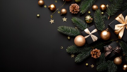 black christmas background