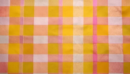 yellow and pink checkered pattern background