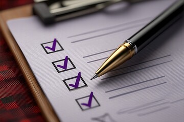 Ticking off all the boxes on the checklist, getting organized for the morning routine tasks