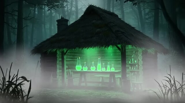 Mystical Forest Alchemist Hut.