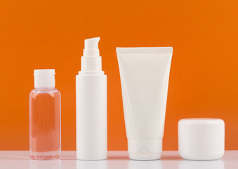 cosmetic bottle mockup beauty product design