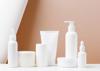 cosmetic bottle mockup beauty product design