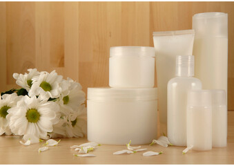 cosmetic bottle mockup beauty product design