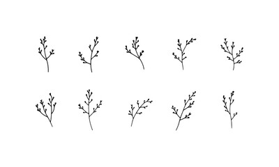 Stylized Leaf Drawing. Stylized Leaf Drawing shows a graceful single leaf with clean line work perfect for natural and decorative compositions.