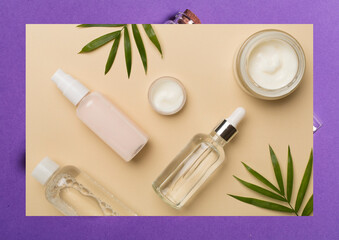 cosmetic bottle mockup beauty product design
