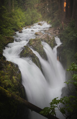 Fototapeta premium Sol Duc falls in Olympic National Park