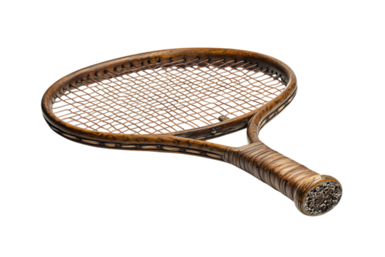 Ping pong racket and ball isolated on white background for table tennis sport concept