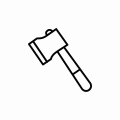 axe tool icon sign vector