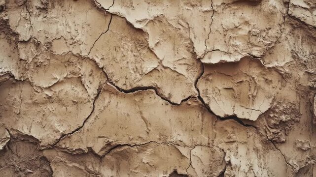 A close-up view of a cracked wall, ideal for use in stories about decay or neglect