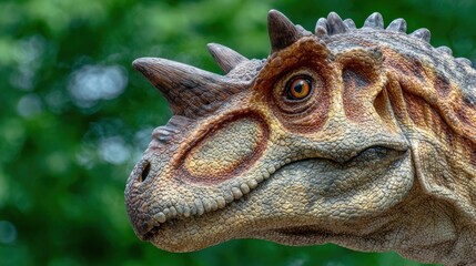 Dinosaur head profile