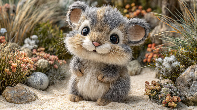 stuffed animal toy baby pika