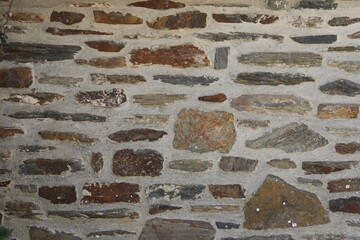 gros plan mur de pierre