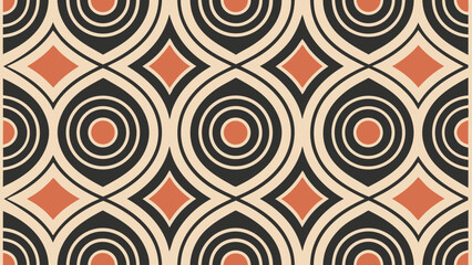 Fototapeta premium Art Deco Geometric Pattern