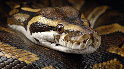 Fototapeta premium Close-up of a snake's head (1)