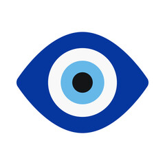 Rounded Nazar Oval Evil Eye Symbol