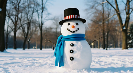Obraz premium snowman