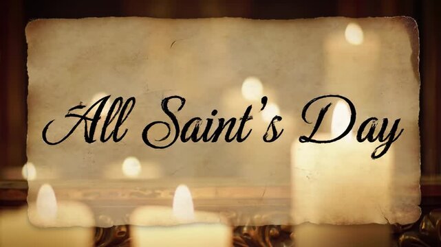 Religious holiday, candles