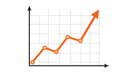 Growth Chart Rising Arrow