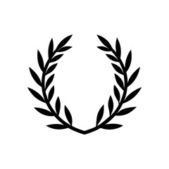 laurel wreath vector logo laurel wreath icon.