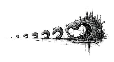 Evolution of a Cityscape